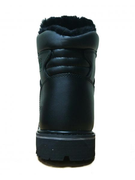 Ботинки рабочие чёрные с композитным подноском Хаммер &quot;Hummer&quot; утепленные натуральным мехом черного цвета на подошве из резины. Класс защиты:  PB  EN-346 (EN ISO 20346)