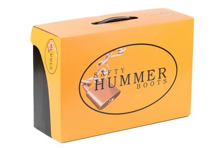 Ботинки рабочие со стальным металлоподноском &quot;Hummer&quot; Хаммер из нубука коричневого цвета на термостойкой жаростойкой подошве из нитрильной резины. Класс защиты:  SB HRO WRU EN-345 (EN ISO 20345)