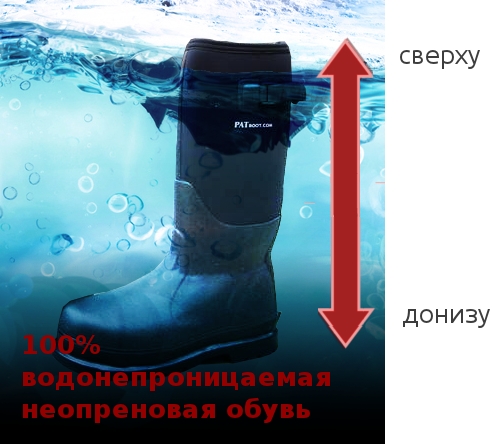 сапоги для охотников и рыболовов оптом
